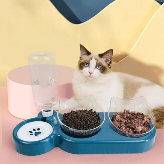 Automatic cat food bowl